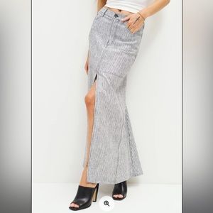 Reformation - NWT Tazz Maxi Linen Skirt - Vineyard - 8